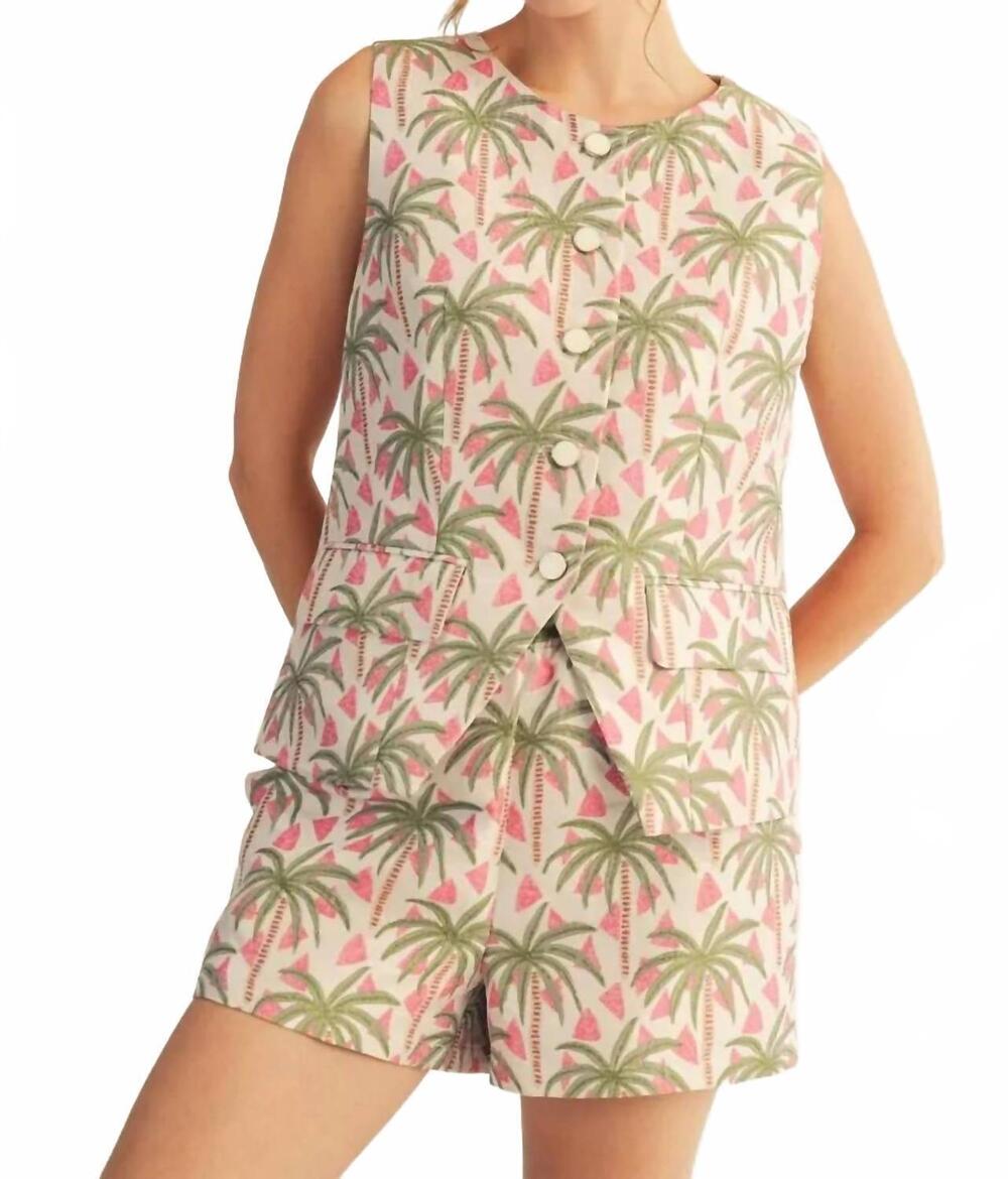 NEW JODIFL women's palms set in tropics